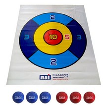 뉴스포츠산업 원형타겟판 토스볼 세트