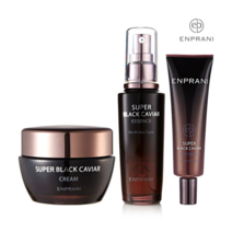 엔프라니 엔프라니 수퍼 블랙 캐비어 3종 에센스+크림+아이크림