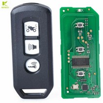 자동 차키 복사 스마트키 폴딩키 원격시동 디스플레이키 KEYECU-오토바이 스쿠터 스마트 키리스 434Mhz ID4, 02 3 버튼_02 K77 for 17 18 19