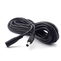 암수 플러그 CCTV DC 전원 케이블 연장 코드 어댑터 카메라 코드용 12V 55mm x 21mm, 3.2m