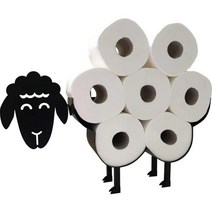 Black Sheep 벽걸이 휴지 롤러 새로운 독립형 휴지 롤러 수납대 주방 도구 - 롤러, Sheep Shaped3