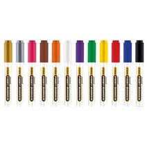 모나미 프로 페인트마카 공업 산업 유성 마킹 pro 둥근닙 marker 학용품 프로 페인트 paint 모나미 monami, 검정, 본상품선택