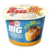 CJ더마켓 탕비실 업소용 식당용 PC방 탑티어 햇반컵반 BIG치킨마요덮밥 간편식 컵밥 국밥 냉동밥 솥밥 점심 도시락 313G, 2개
