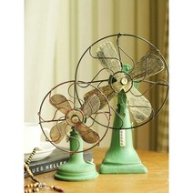 앤틱 선풍기 금속 미국식 유럽 모형 옛날 장식품, 작은