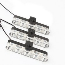 Led 경찰 스트로브 조명 LED 스트로보 스코프 자동 성 노출증 led Fso 구급차, [03] No ctroller 3 LEDs, [15] yellow