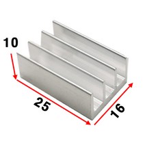 JINHA 방열판 알루미늄 방열패드 방열시트 25x16x10