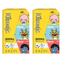 크리넥스 미니맥시X카카오 230매 6각, 2개