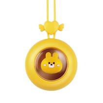 1 세트 데스크탑 팬 USB 충전 소형 포켓 팬 공기 냉각기 큰 배터리 용량, Yellow