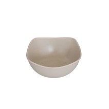 황색/회색 도기 멜라민-사각 볼, 5볼(MF5505 B), 회색