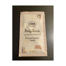 SABON 사봉 Body Scrub Patchouli Lavendar Vanilla 15 g .52 oz Sample NEW 102022