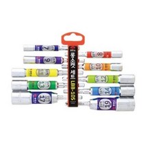 편한손-비트 소켓 세트(전동드릴용) LBB-10S 10PCS 육각소켓 SET