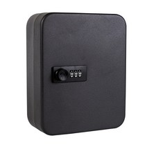 현금보관 디지털 금고 키안전 상자 차량 잠금 코드 사무실 조합 수납함 캐비닛 벽 장착 금속 암호, 01 Gold