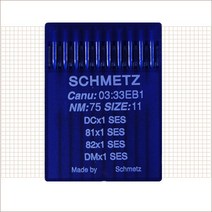 [최고급 공업용 미싱바늘] 슈메츠 독일 SCHMETZ 바늘DC X 1 SES(오버록 니트)