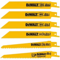 디월트 Reci프로cating 톱 블레이드 메탈/우드 커팅 세트 6-피스 (DW4856) 274956287047