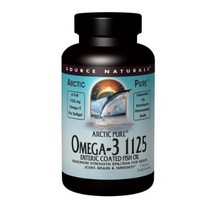 소스내츄럴스 알틱 퓨어 오메가-3 피쉬 오일 1125mg 소프트젤, 120개입, 1개