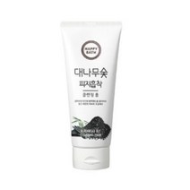 해피바스 대나무숯 피지흡착 클렌징폼 200g 피지블랙헤드케어 개운한 클렌징폼, 2개
