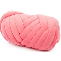 벨벳 자이언트얀 1kg 핑거니팅 핸드 손뜨개 가방 방석 뜨개실, 세드핑크