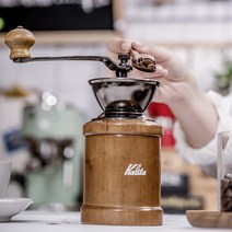 커피그라인더 핸드드립세트 드리퍼 원두 로스팅기계 일본 Kalita 레트로 콩 수동 그라인, 03 KH10BR브라운