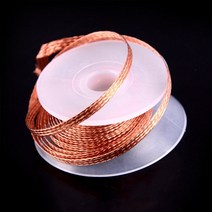 납땜 제거 브레이드 용접 솔더 너비 길이 제거제 심지 와이어 리드 코드 플럭스 수리 도구, 2mm