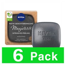 니베아 페이스 스크럽 매직 바 인텐시브 필링 Nivea Magic Bar Intensives Pd. 75G 6개