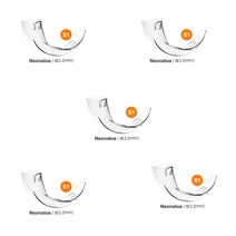 재사용 가능한 블레이드 신생아 어린이 성인 풀 터치 스크린 수술 삽관 유연한 밀러 디지털 비디오 후두경 4 개, 04 5 Pcs S1 blades