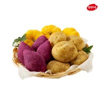 햇쌀마루 냉동 디저트 리얼 감자빵 고구마빵 단호박빵 3봉 카페 디저트 메뉴 추천, 감자빵1봉+고구마빵1봉+단호박빵1봉, 90g, 3개