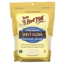밥스 레드밀 스펠트 밀가루 통밀 624g Bobs Red Mill Spelt Flour Whole Grain