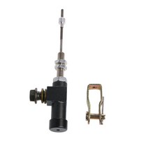 오토바이 유압 클러치 마스터 실린더로드 브레이크 펌프 M10x1.25mm 알루미늄, 04 Black