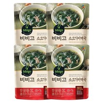 조은마켓 딱 한그릇!! CJ비비고 소고기미역국300g 혼밥 혼족 자취생 한끼 간편하게, 300g, 4개