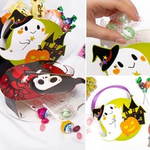 민화샵 할로윈 종이 가방 만들기 6중택1 diy 할로윈소품 사탕바구니 할로윈파티 페이퍼아트 종이만들기, 민화 할로윈 종이가방_나비고양이