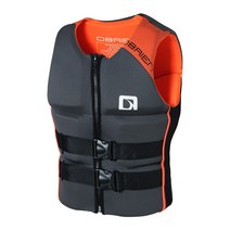 카약 구명 조끼 성인 서핑 제트 스키 모터 보트 웨이크 보드 뗏목 낚시 수영 표류 구조, 10 4032 Orange_04 L