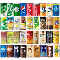 미니캔 탄산 음료 도매 코카콜라 사이다 커피 175ml 190ml 옵션, 탄산음료_킨사이다 185ml-30캔