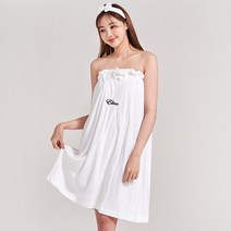 이라인 퓨어 탑 샤워가운 화이트, 1개