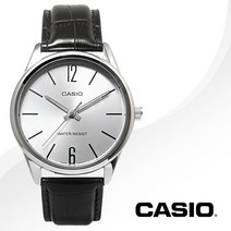 CASIO 카시오 남성 MTP-V005L-7B 가죽밴드 손목시계
