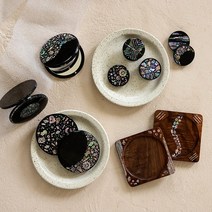 솜씨키트 자개 공예 소품 3종 만들기 DIY 키트, 기본패키지, UV레진+라이터
