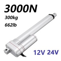 리니어모터 전동실린더 전기실린더 액츄에이터 스트로크 dc 12v 24v 3000n 전기 선형 선형 모터 이동 거리 50mm 100mm 150mm 200mm 250mm 48w, 200mm 스트로크 길이