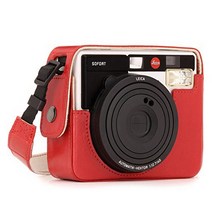 Megagear MG1297 Ever Ready Leather Camera Case Bag Protective Cover for Leica Sofort Instant Red