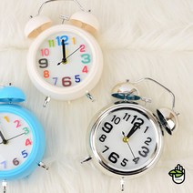 자취꿀템 자명종 간단 알람 시계 조립식 DIY 탁상 기상, 제품선택, 컬러(랜덤)