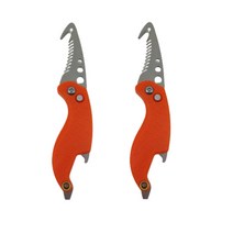 일상전환 휴대용 미니 다용도 나이프, 오렌지 2개