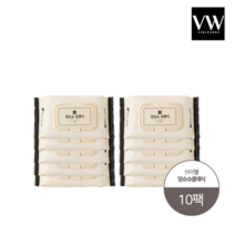 앙슈슈 브이웰 앙슈슈 클래식 베이직 물티슈 100매 10팩, one color