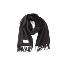 CHECKMILLEN 베이직 머플러 (블랙) YE