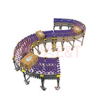 휠 자바라컨베이어 롤러컨베이어 폭50cm 스토퍼무료장착, 57cm-85cm, 1개