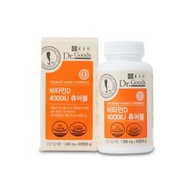 종근당 닥터굿스 비타민D 4000IU 츄어블 9개월, 90정, 1병