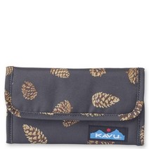 [정품] KAVU Mondo Spender 지갑 3단 여행용 클러치 - 모하비 276664, Pine Cones