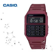 카시오 CA-53WF-4B 남성 데이터뱅크 계산기 전자 시계