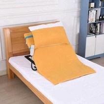 케이로 침대 임산부 노인 환자용 전동 허리 리프트 매트리스 싱글 모션베드 전기 등받이 기상 장치, 오렌지 + 베개 커버