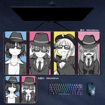 대형마우스패드 장 게이밍 마우스패드 애니메이션 Bocchi 바위! 마우스 패드 고투 라이우 니지카 쿠요 히, 26 003_03 900x400x30mm