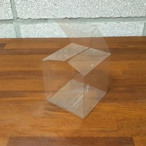 나이스팩 정사각형 PET 투명박스 11.5cm x 11.5cm 25장
