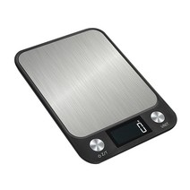 디지털 저울 10kg/1g 높은 방수 스테인리스 주방 계량 장치, NO1