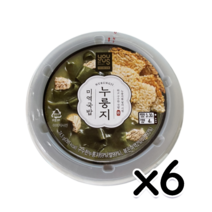 누룽지미역국밥 즉석조리 74.5g x 6개, 상세페이지 참조